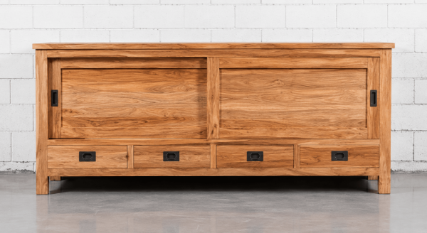 Afbeelding van Dressoir, 2 sld drs , 4drws